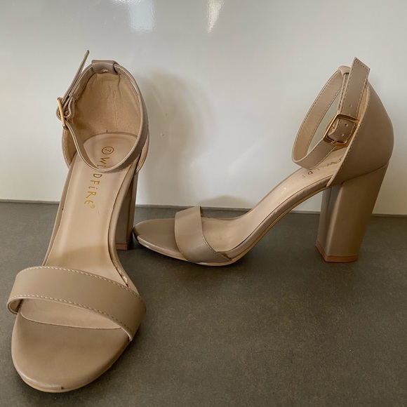 Shoes | Nude Heelssize 7 | Poshmark